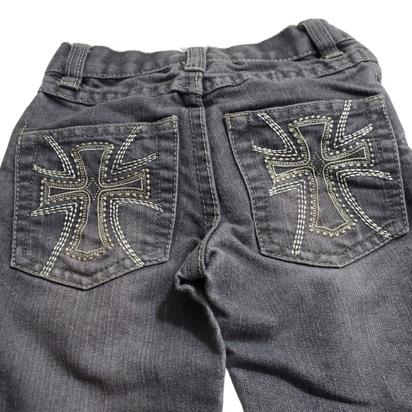 American Hawk Baby Boys Jeans Size 3T Toddler Grey Pockets - Picture 4 of 6